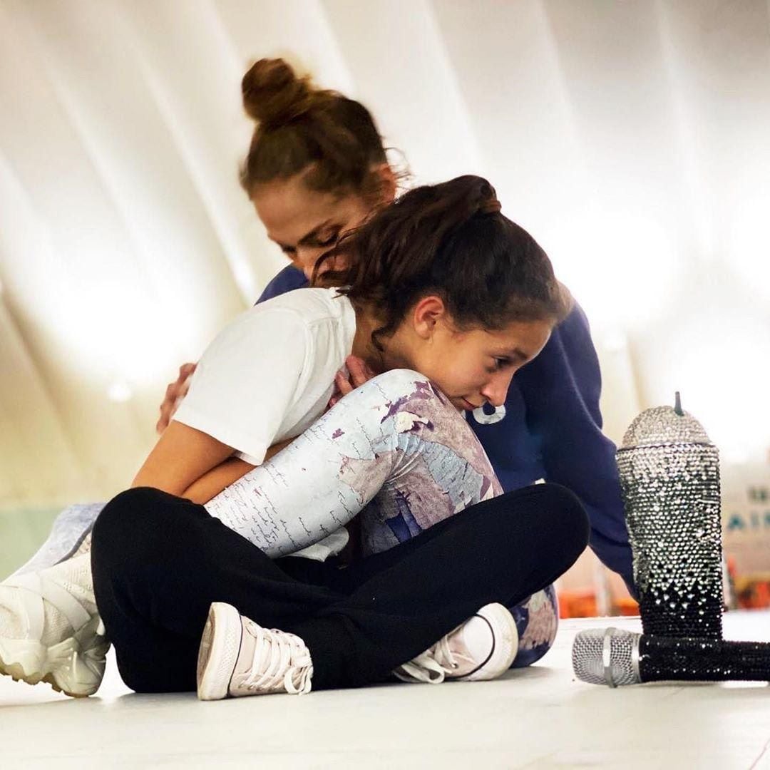 Jennifer Lopez and her daughter Emme