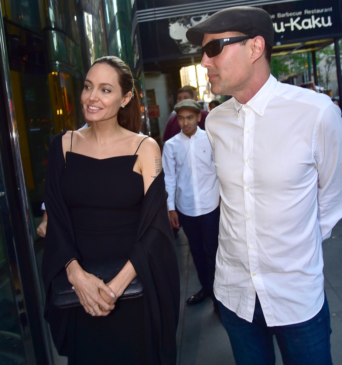 Angelina Jolie and James Haven in New York City in 2016