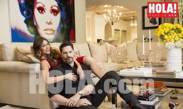 The couple opened the doors of their gorgeous new Los Angeles home, where Sofia's son and niece also live, for the interview.
Photo: HOLA! USA