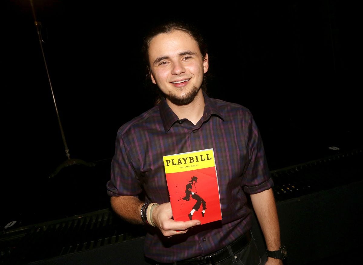  Prince Jackson attends a preview performance of the new Michael Jackson musical on Broadway at The Neil Simon Theater 