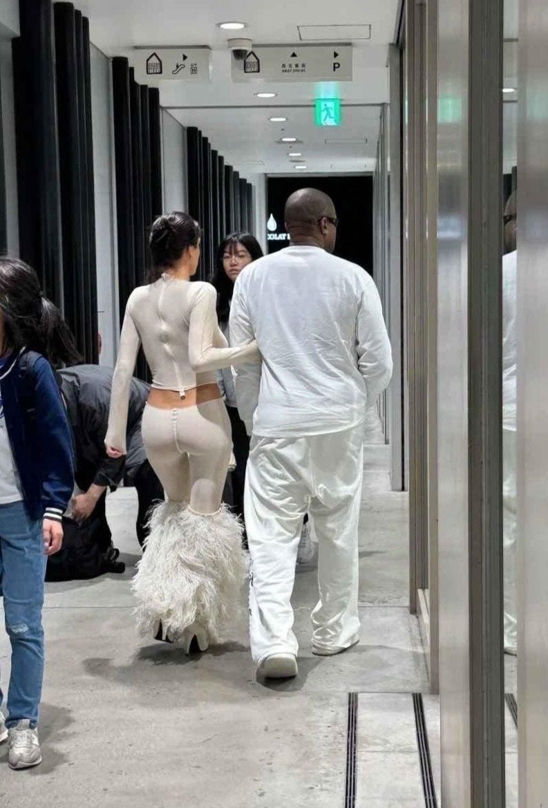 Kanye West and Bianca Censori appear together again shopping at a Tokyo mall, dispelling rumors of their separation.