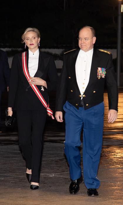 Princess Charlene, Casiraghi family dress to impress at opera