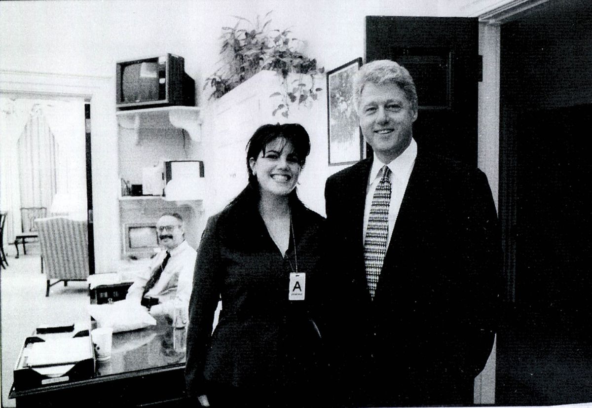 Lewinsky was an intern in the White House between the years 1995 and 1996