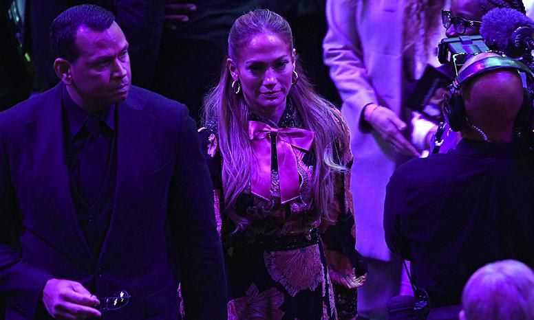 Kobe Bryant memorial emotional Jennifer Lopez A-Rod