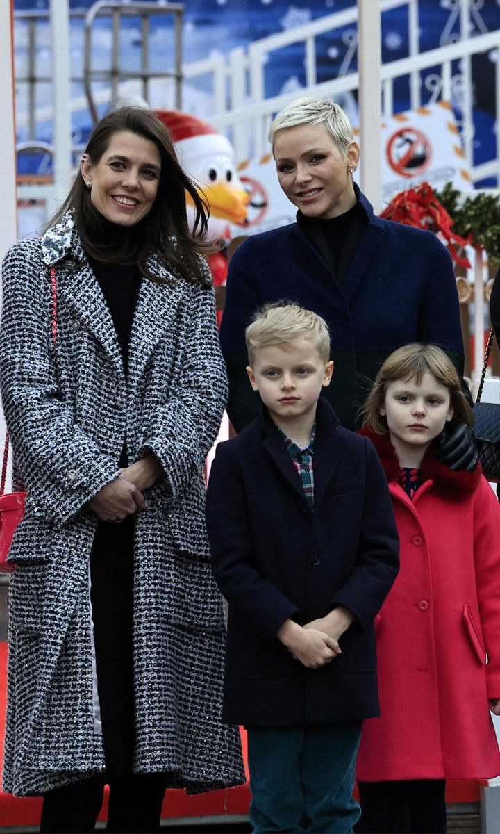 Charlotte and Charlene visited the Christmas village on Dec. 2