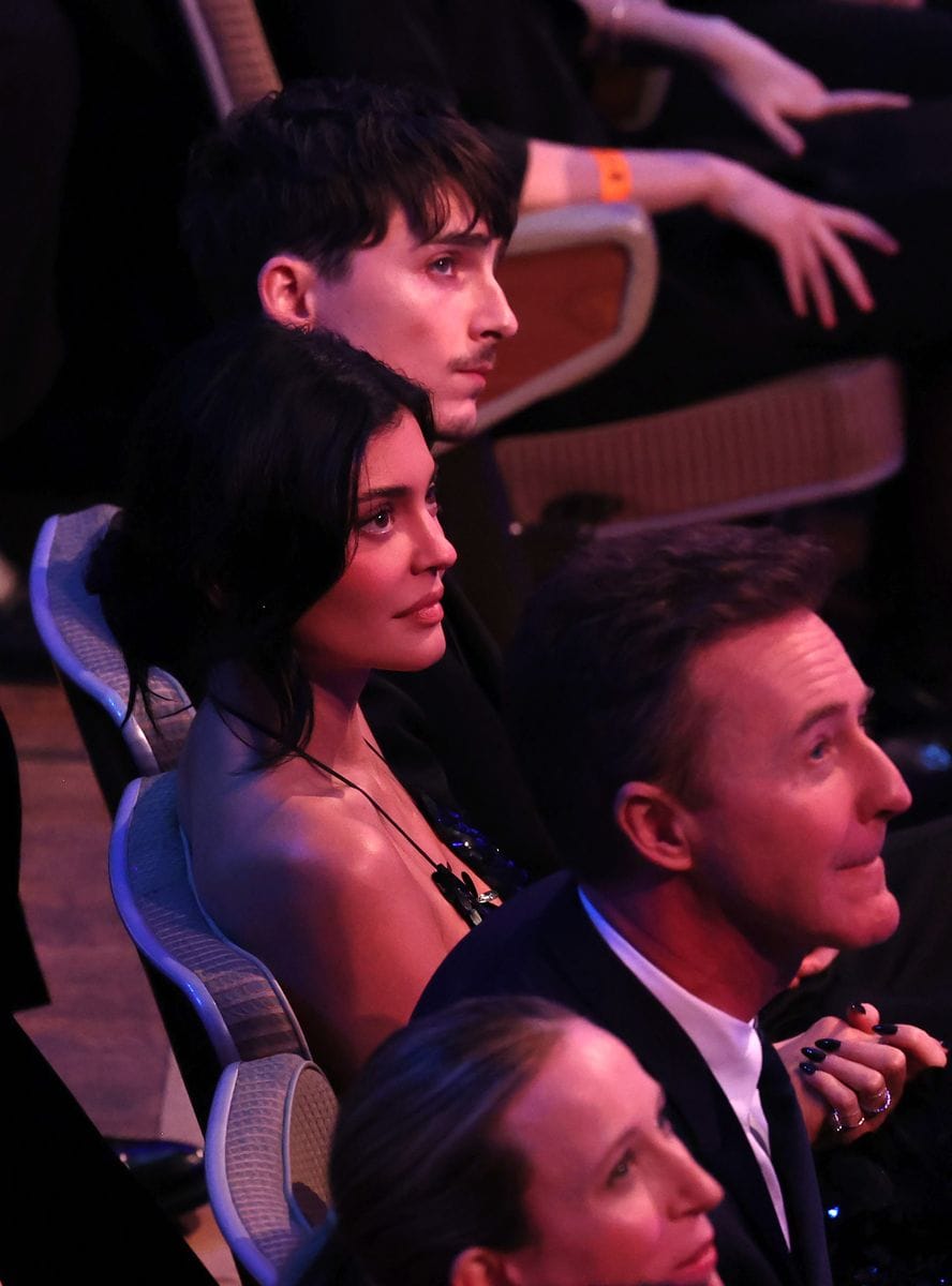  Kylie Jenner and TimothÃ©e Chalamet during the EE BAFTA Film Awards 2025 at The Royal Festival Hall on February 16, 2025 in London, England. (Photo by Tristan Fewings/BAFTA/Getty Images for BAFTA)