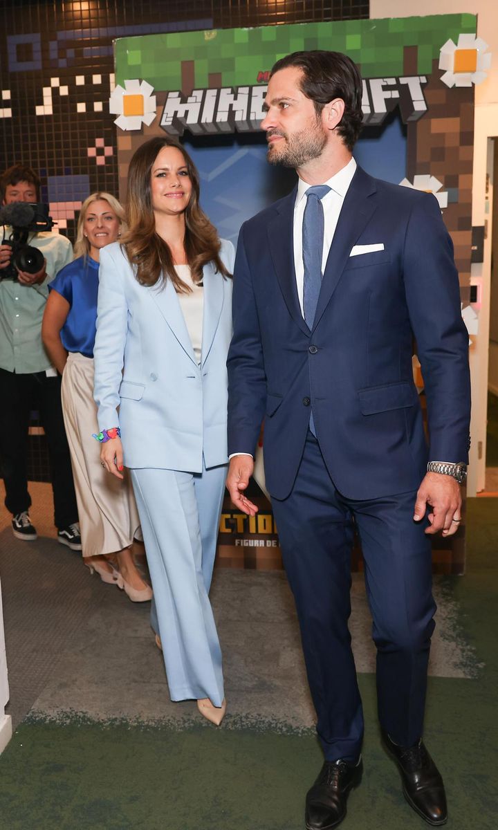 The Swedish Prince and Princesses attended the launch of their foundation's game on May 30