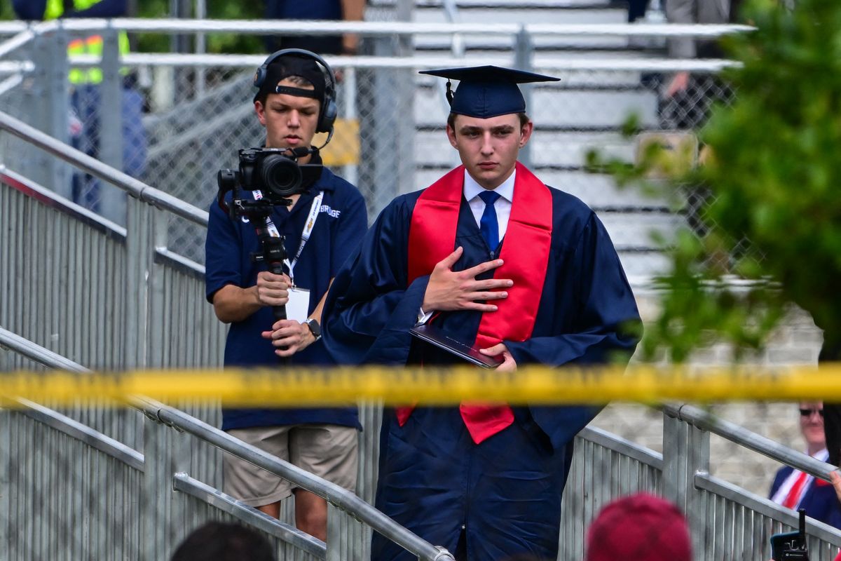 Barron Trump graduated from Oxbridge Academy this May