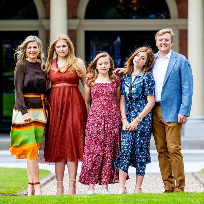 Queen Maxima family photo session