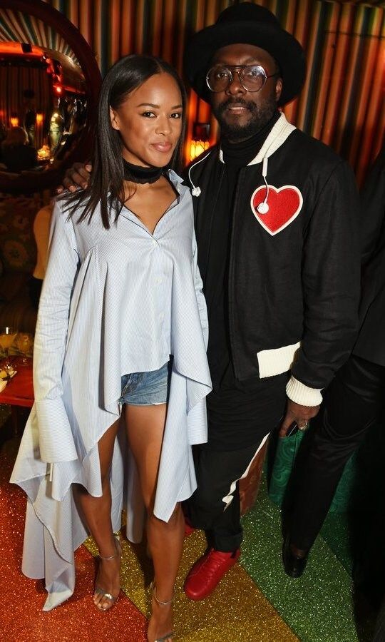 Will.i.am wore his heart on his sleeve (almost) alongside Serayah as he hosted the Farfetch LFW at Loulou's.
Photo: David M. Benett/Dave Benett/Getty Images for Farfetch