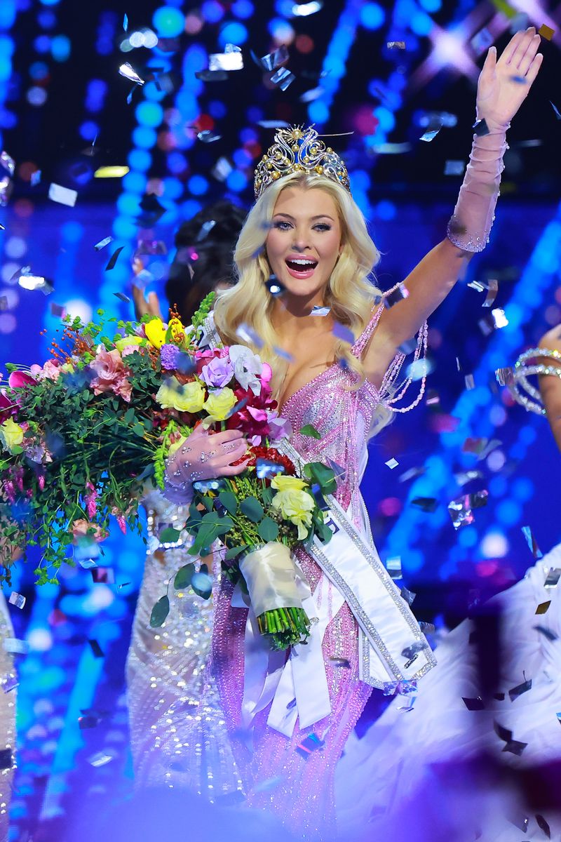  Miss Denmark, Victoria KjÃ¦r Theilvig, is crowned as Miss Universe 2024 in The 73rd Miss Universe Competition - show at Arena Ciudad de Mexico on November 16, 2024 in Mexico City, Mexico. (Photo by Hector Vivas/Getty Images)