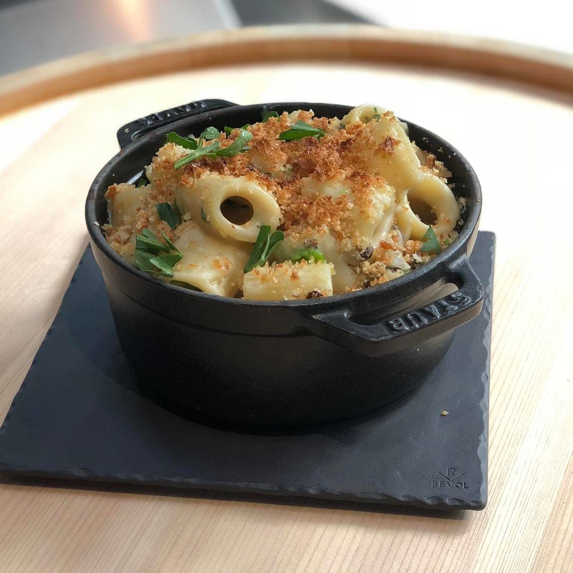 Vegan mac and cheese from Planta South Beach