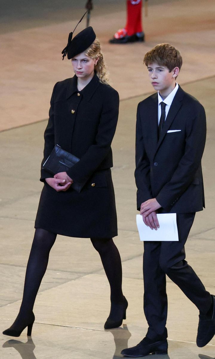 The service on Sept. 14 marked the first time that Queen Elizabeth's youngest grandchild, James, Viscount Severn, had been seen since his grandmother's death.