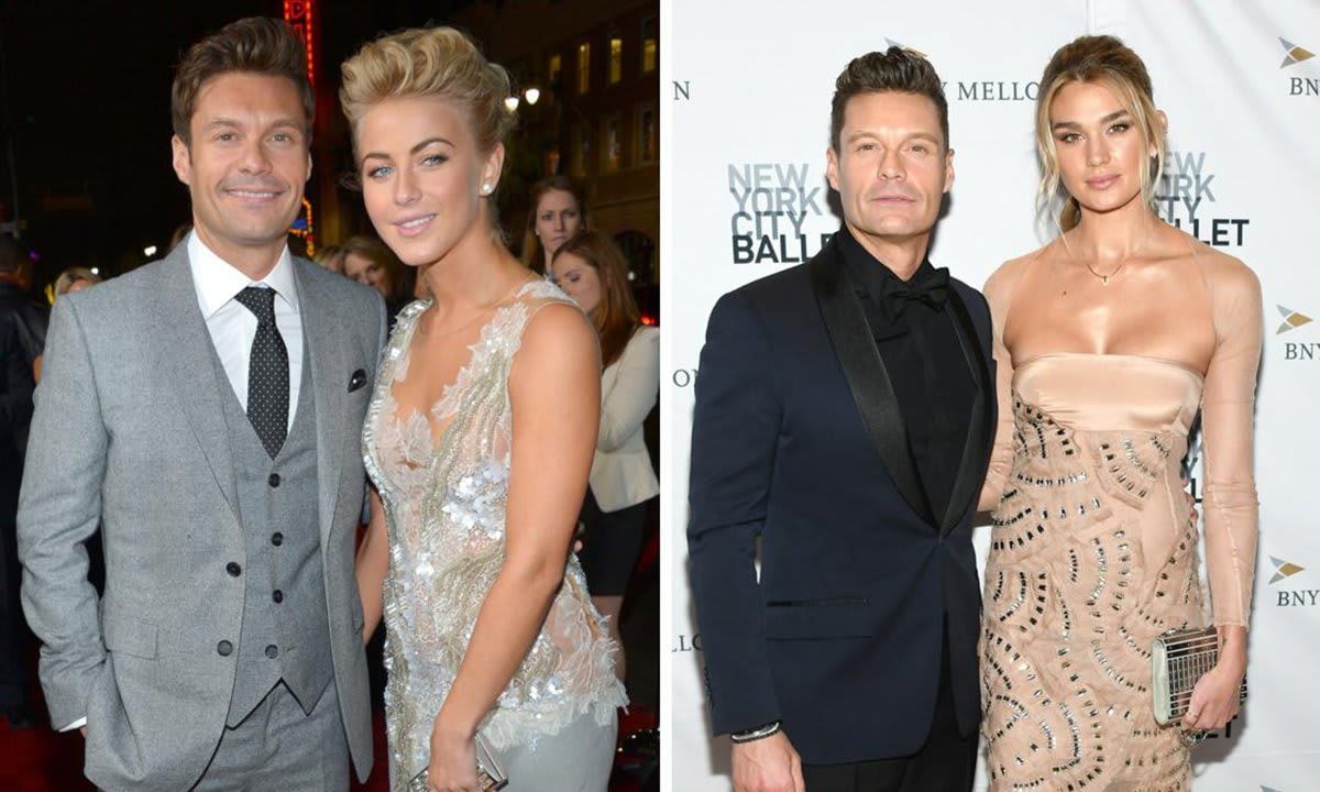 Ryan Seacrest, Julianne Hough, and Shayna Taylor