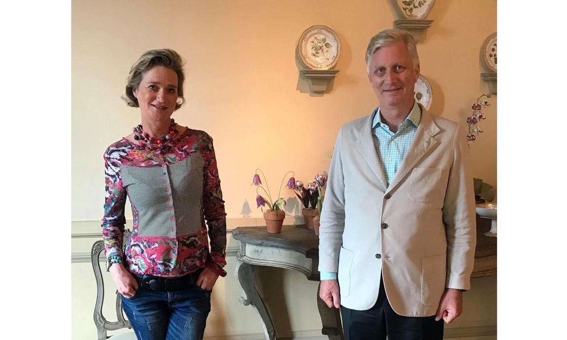 The King of Belgium met his half sister Delphine Boël for the first time on Oct. 9