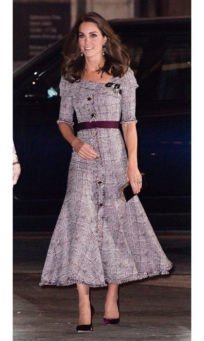 Kate Middleton Erdem tweed