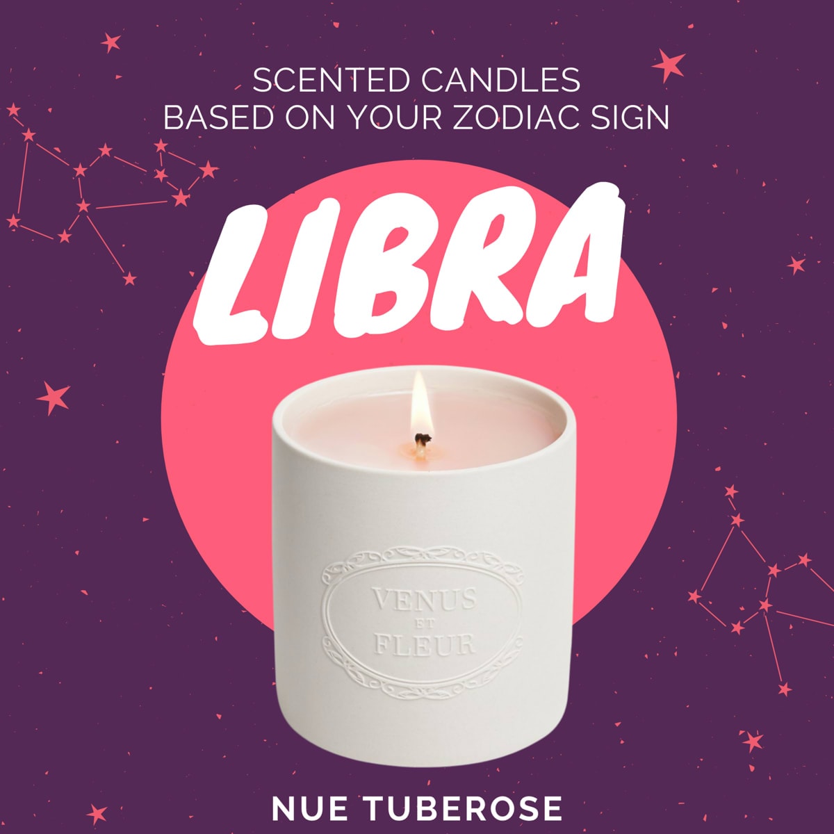 Candle scents based on your zodiac sign: LIBRA