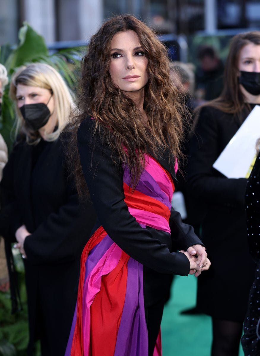 LONDON, ENGLAND - MARCH 31:Sandra Bullock attends The Lost City" UK Screening on March 31, 2022 in London, England. (Photo by Mike Marsland/WireImage)