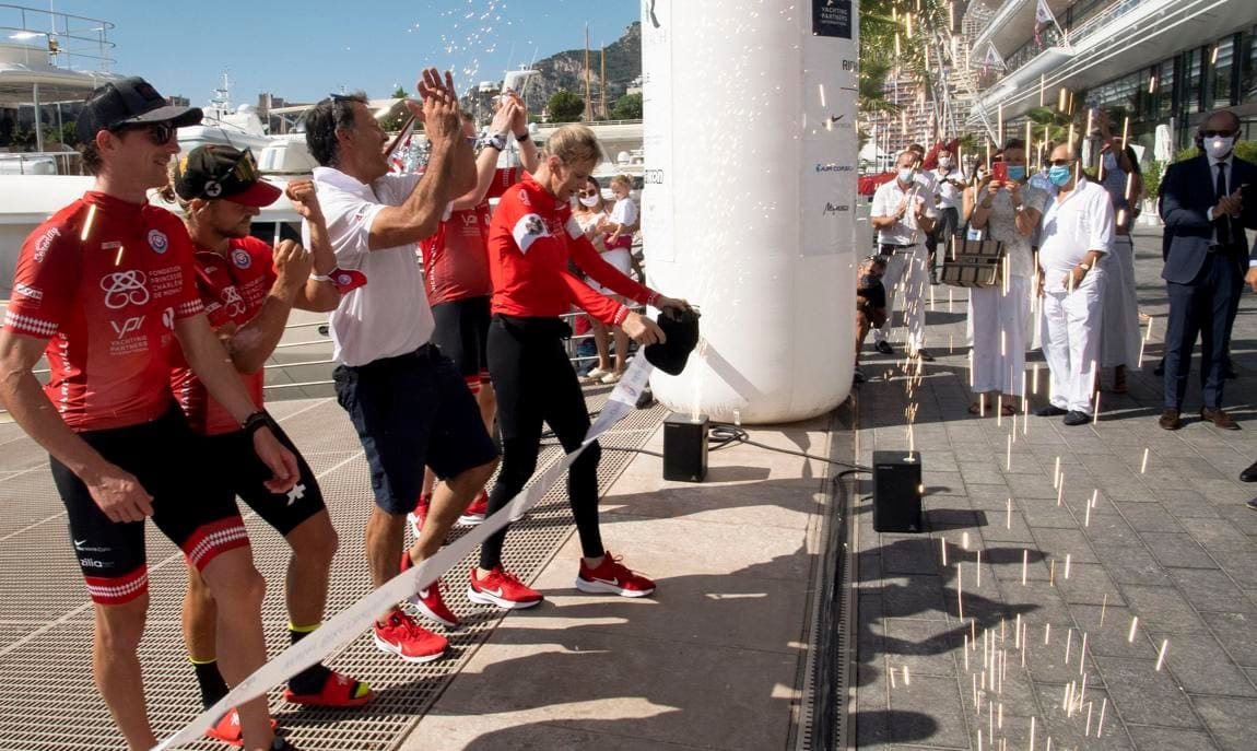 princess charlene water bike challenge