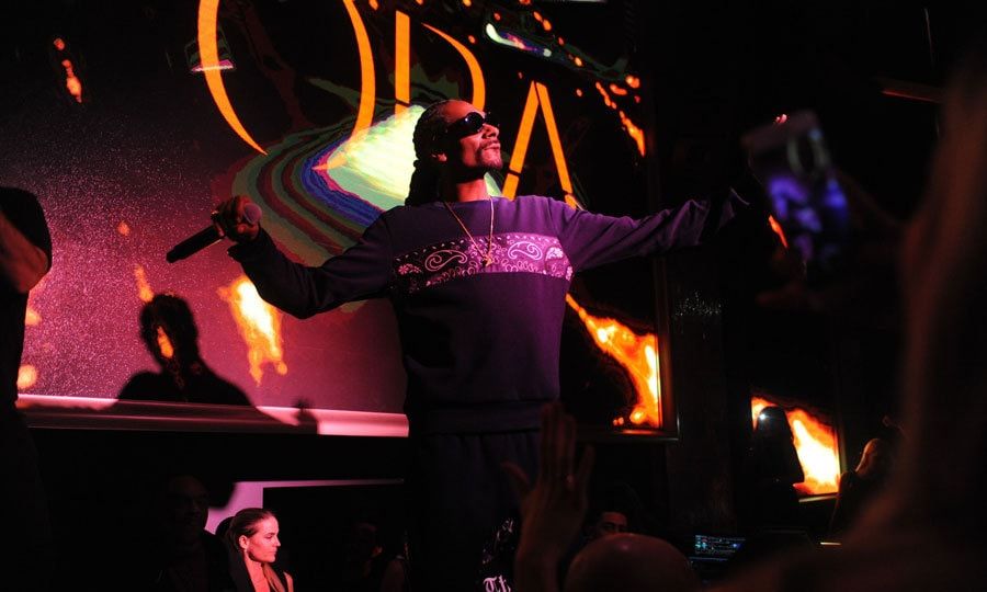 Snoop Dogg rang in the new year at Miami Beach hotspot ORA, where he performed his classics like <i>Gin and Juice</i> and <i>Drop it Like Its Hot</i>.
Photo: World Red Eye