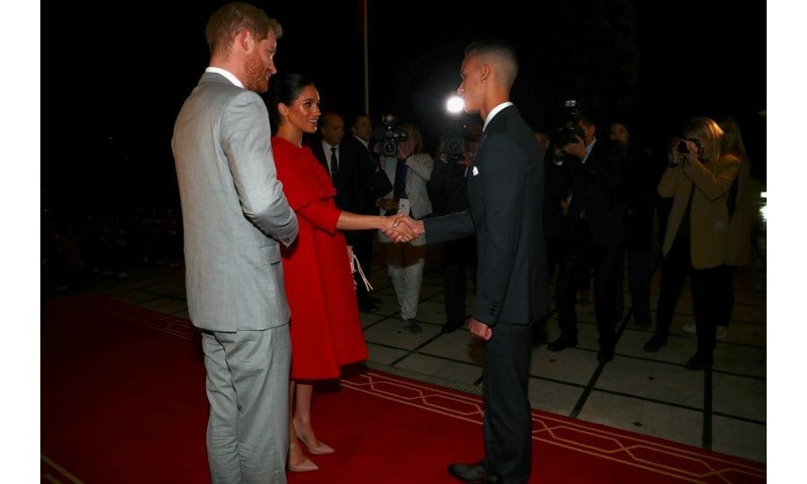 Meghan Markle and Prince Harry meet Morocco royals