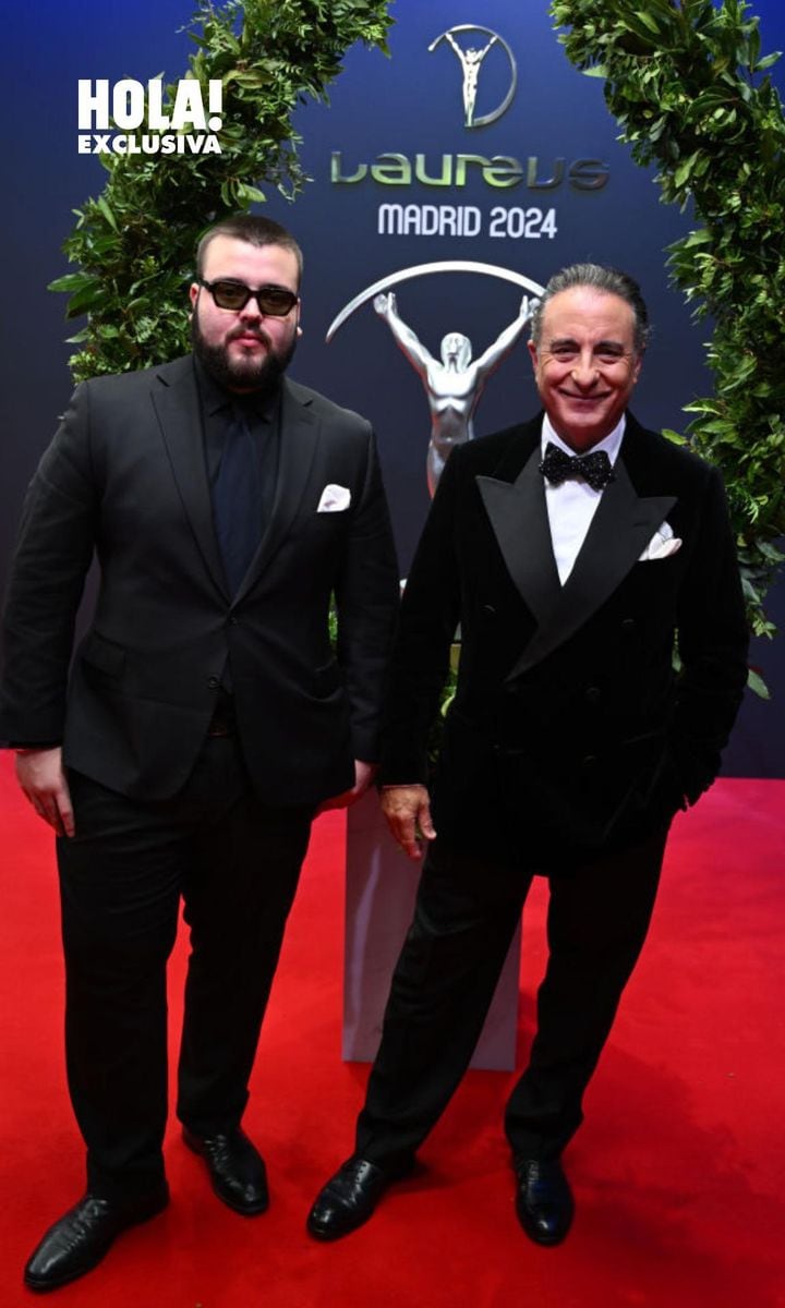 Andy García attended the Laureus World Sports Awards in Madrid with his son, Andrés Garcia.