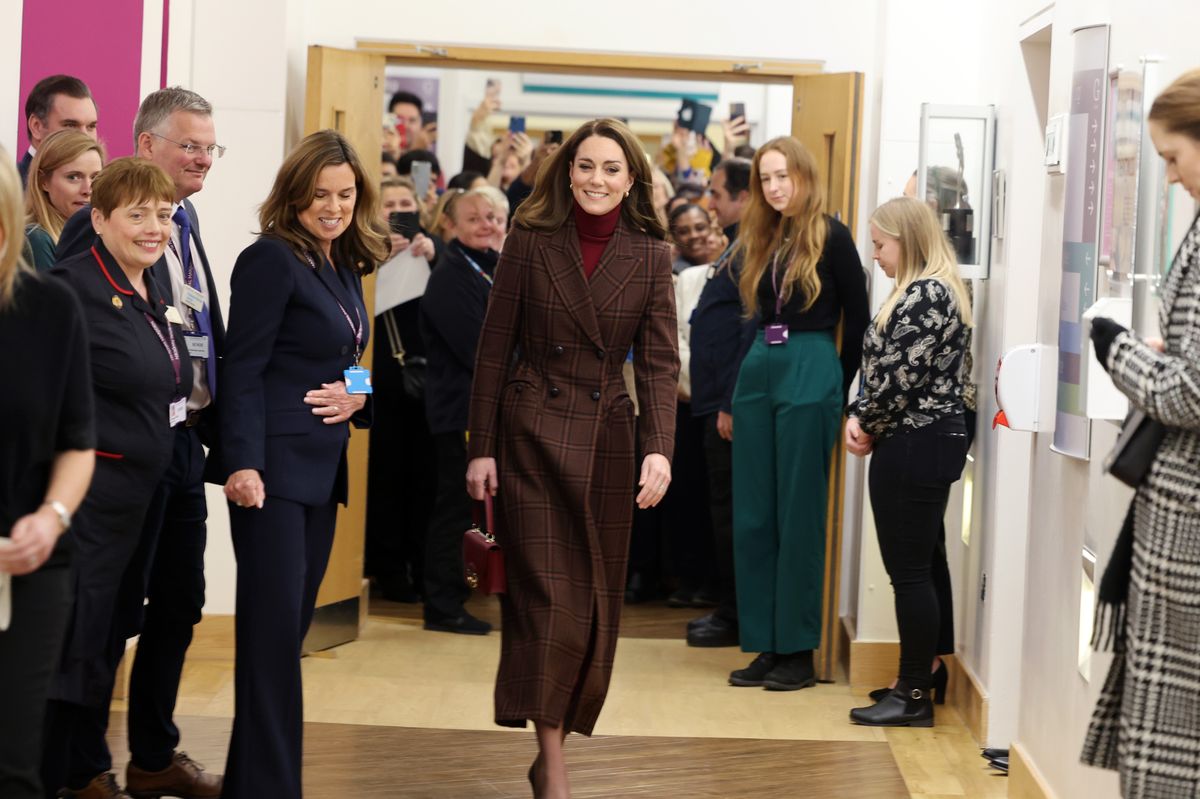 Catherine Princess of Wales visits The Royal Marsden Hospital, London, UK - 14 Jan 2025