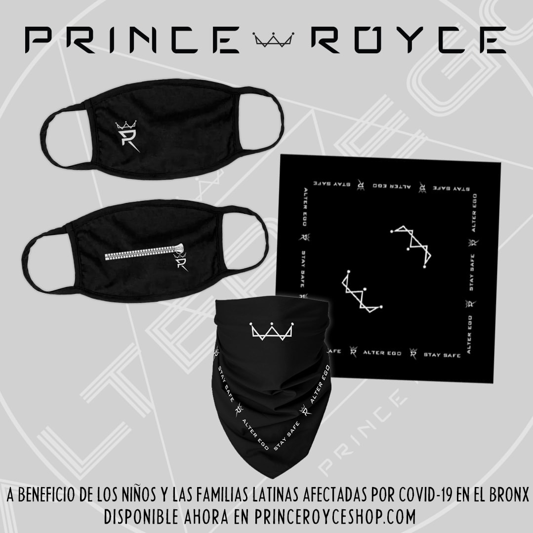 Prince Royce's face masks