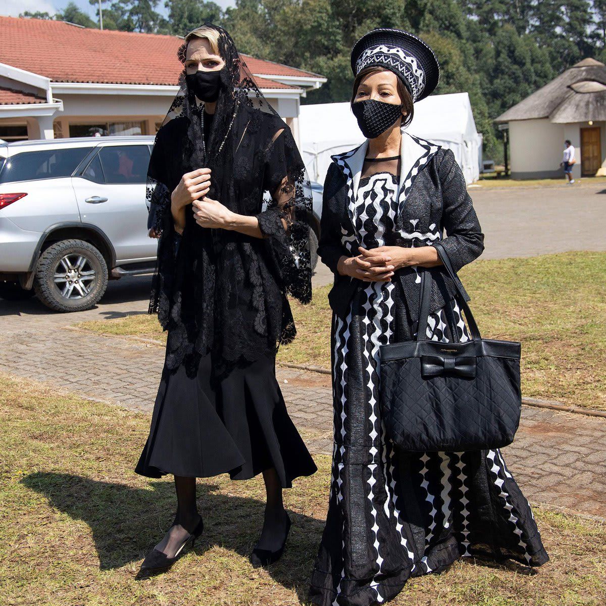 Princess Charlene attended King Goodwill Zwelithini's memorial service on March 18