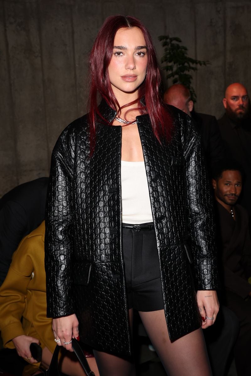 Dua Lipa attends the Gucci Cruise 2025 Fashion Show at Tate Modern on May 13, 2024, in London, England. 