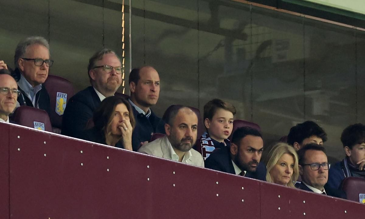 The Prince of Wales is president of the Football Association...and a big Aston Villa fan. The royal's team won the match on April 11!