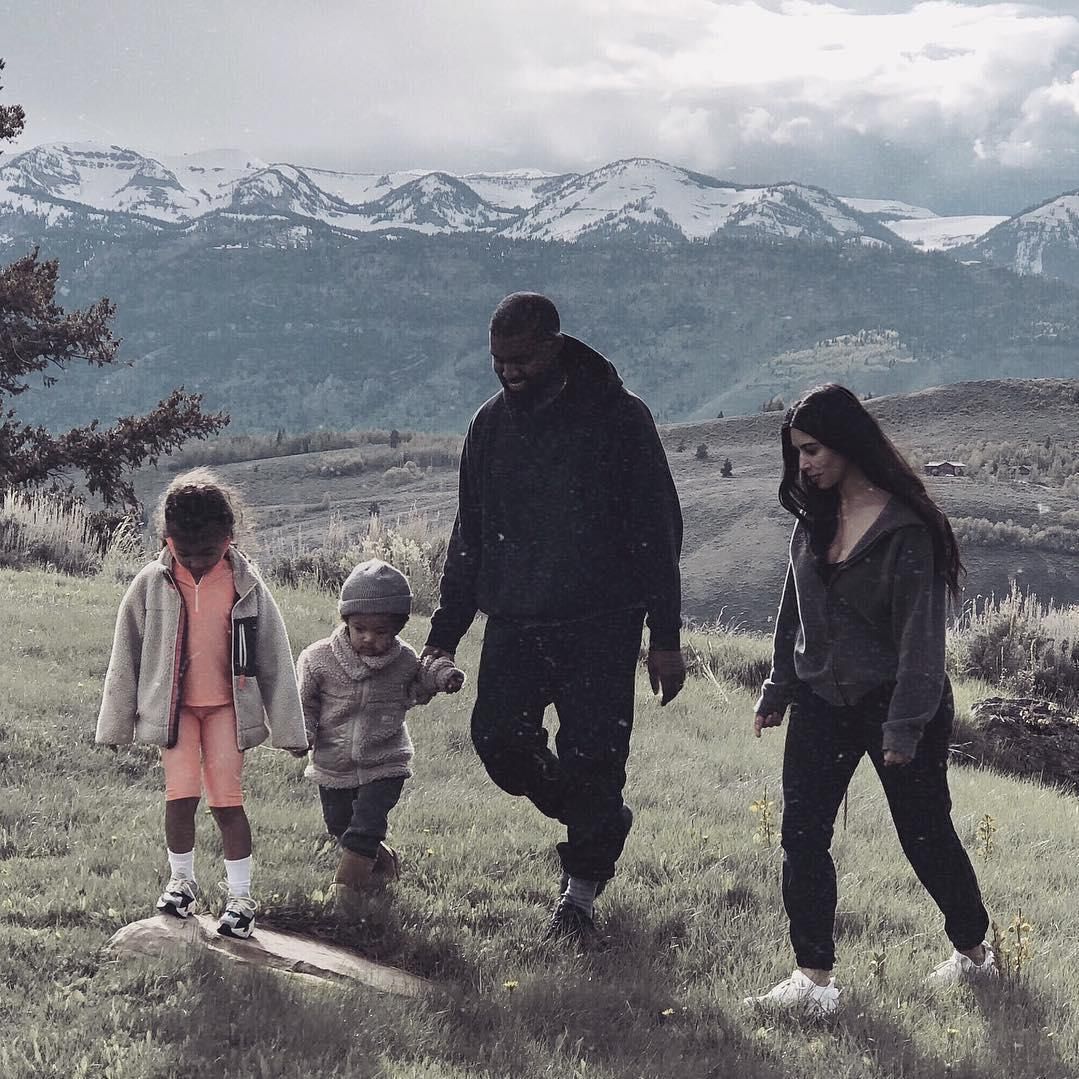 Kim Kardashian and Kanye West Wyoming