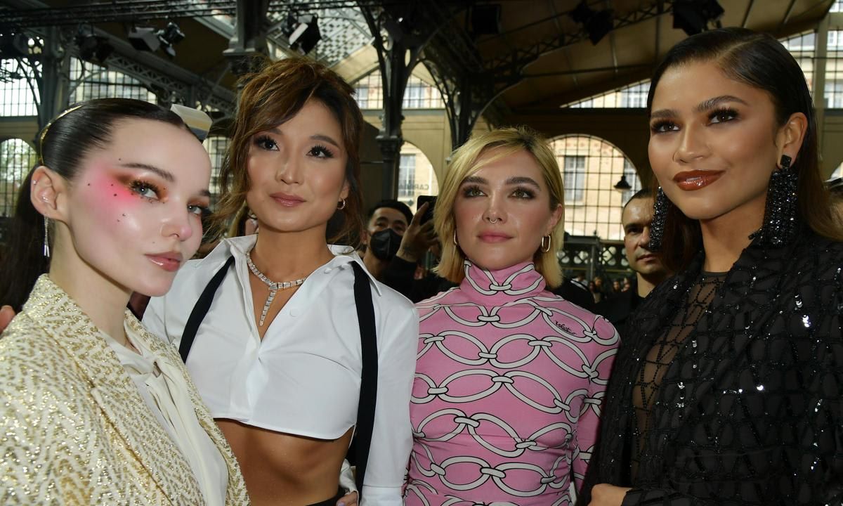 Valentino : Front Row - Paris Fashion Week - Womenswear Spring/Summer 2023