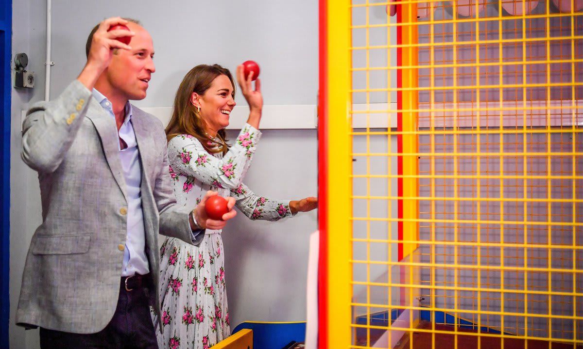 Prior to the care home, the royal couple visited Barry Island