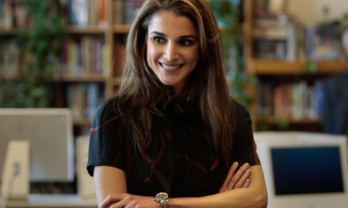 Jordan's Queen Rania Visits Harlem Girls School