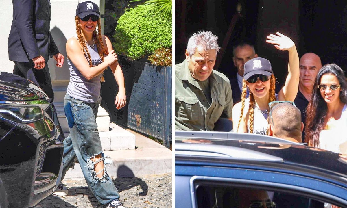 Shakira in Argentina greeting her fans