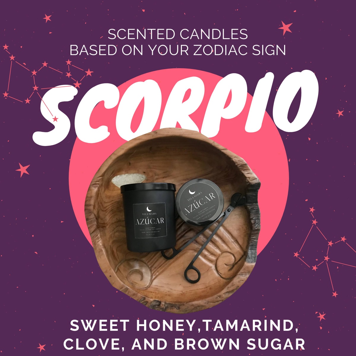 Candle scents based on your zodiac sign: SCORPIO