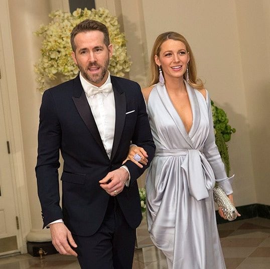 Canadian movie star Ryan Reynolds was accompanied by his stunning wife Blake Lively. The actress upped the glamour in a pale blue grecian-inspired gown.
<br>Photo: Getty Images