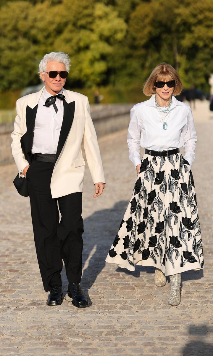 Director Baz Luhrmann and editor in chief of Vogue Anna Wintour