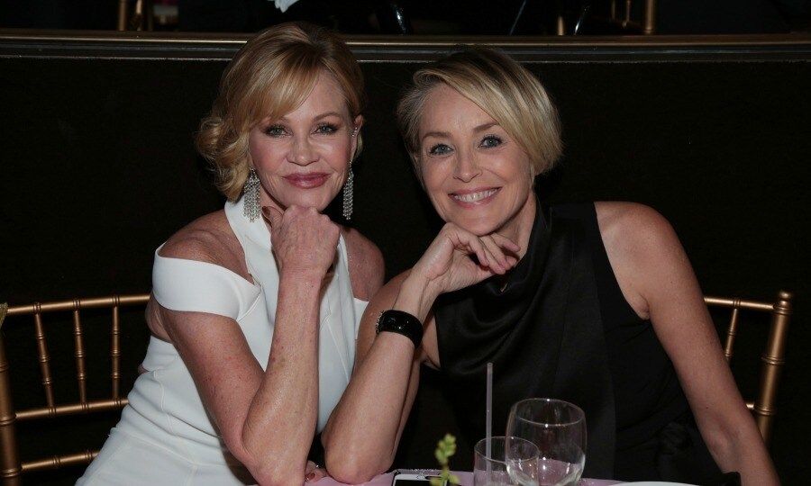 October 8: Melanie Griffith and Sharon Stone attended the 30th annual Carousel of Hope Gala in Beverly Hills.
Photo: Alex J. Berliner/ABImages