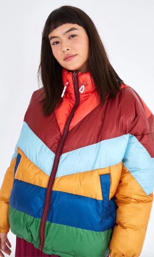 Farm Rio Reversible Rainbow Puffer
, $300