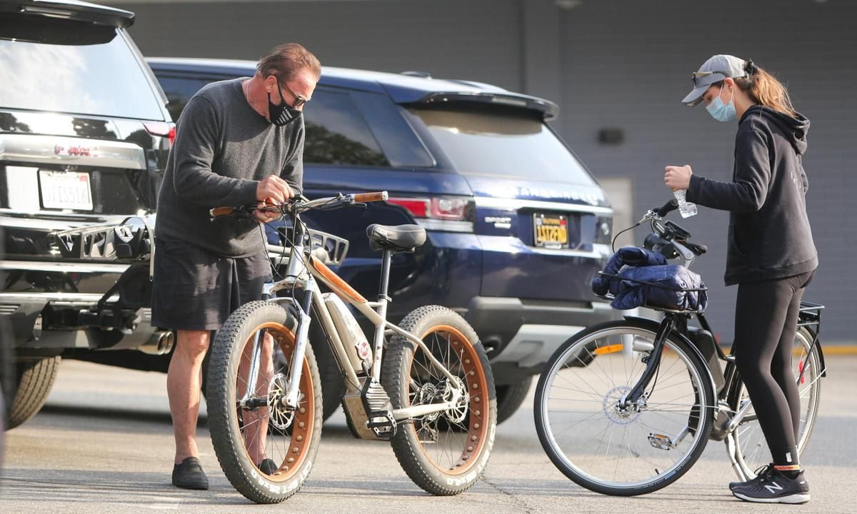 Arnold Schwarzenegger and his daughter Christina Schwarzenegger