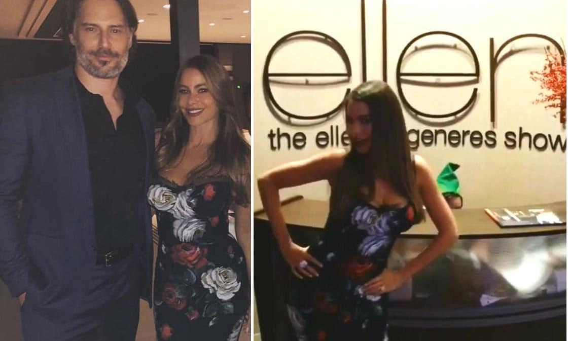 Sofia Vergara con vestido de flores