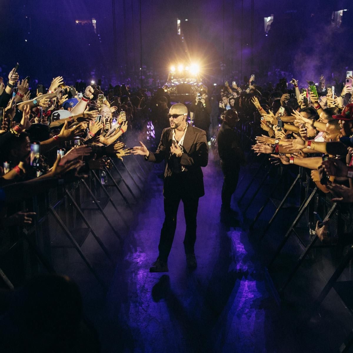 Bad Bunny brought the house down in a sold out listening party at the iconic Coliseo de Puerto Rico José M. Agrelot