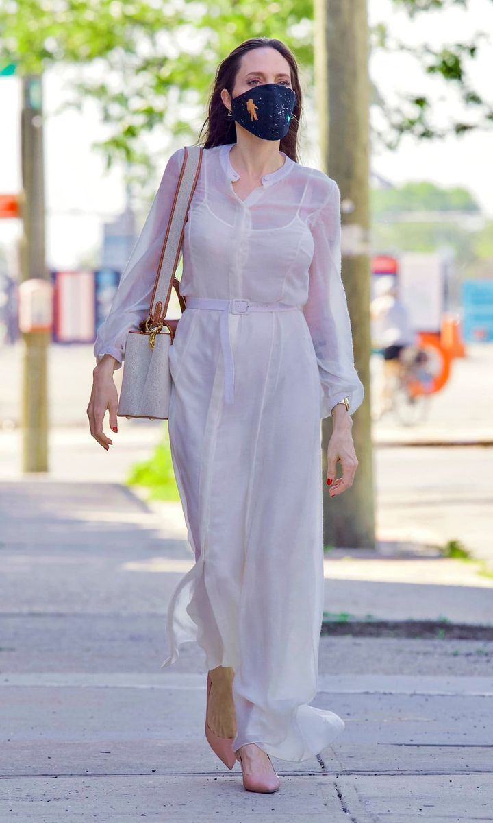 Angelina Jolie out in Brooklyn