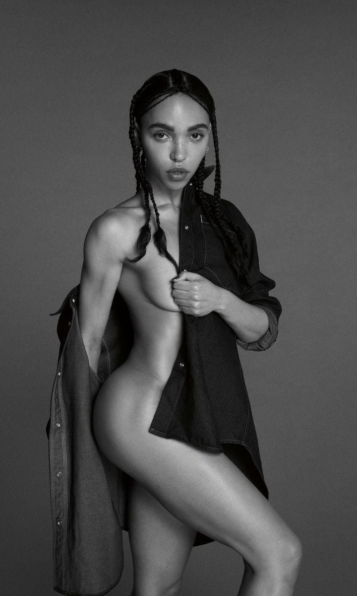 FKA twigs in Calvin Klein