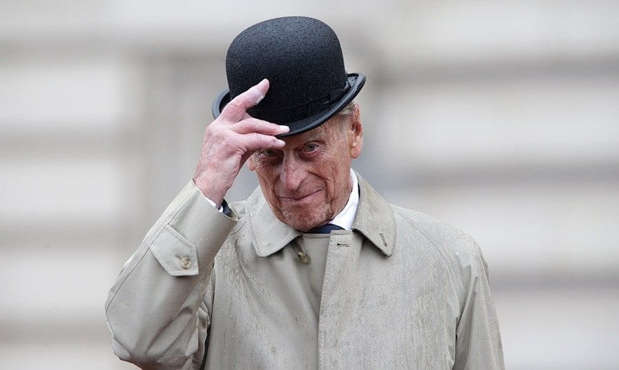 PHILIP HANGS UP HIS HAT
At 96, the Duke of Edinburgh finally decided it was time to put his feet up and enjoy a well-earned retirement. The Queen's husband made his final official appearance on Aug. 2, tipping his bowler as he greeted Royal Marines in the palace courtyard during a downpour.
Photo: Getty Images
