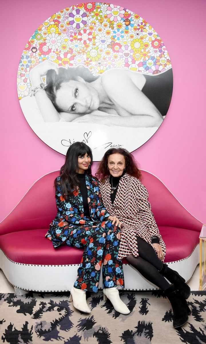 diane von furstenburg and jameela jamil