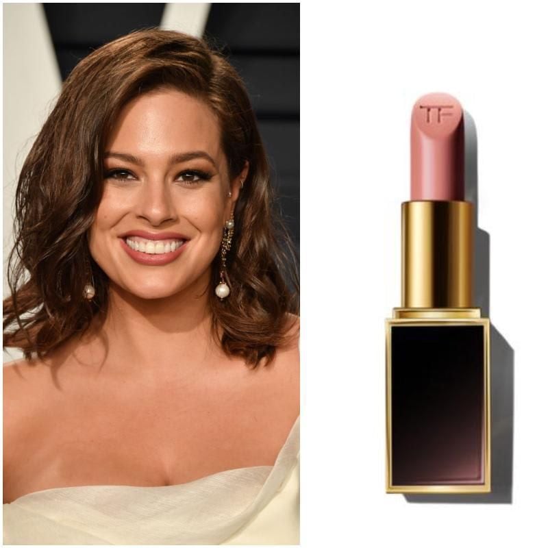 Ashley Graham con pinta labios color Spanish Pink de Tom Ford