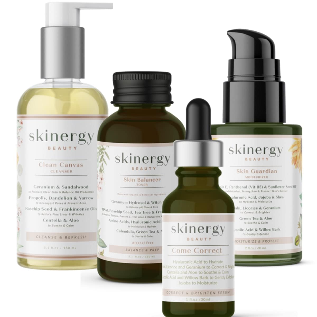 Skinergy Beauty's new Re energizing Four Step Skincare System.